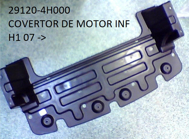 COBERTOR DE MOTOR INFER. / HYU. H1 (07->)