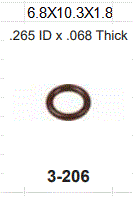 O-RING DE INYECTOR PEQ. / HON. CRV K24A