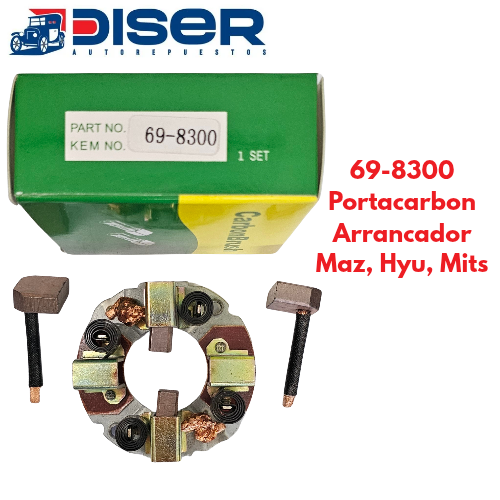 PORTACARBON DE ARRANCADOR C/CARB / MAZ. B2200, HYU, MIGTHY. MITS