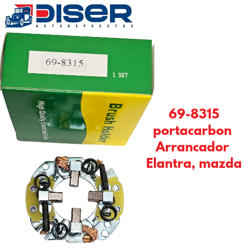 PORTACARBON DE ARRANCADOR C/CARB / HYU. EXCEL. ELANTRA. MAZDA