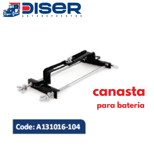 CANASTA DE BATERIA AJUSTABLE / UNIV.