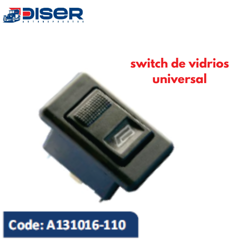 SWITCH DE VIDRIOS SUBIR/BAJAR / UNIV