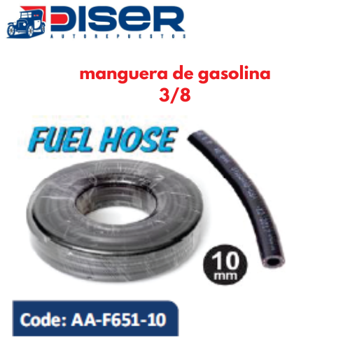 MANGUERA DE GASOLINA 3/8 / 15m.