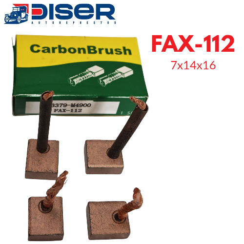 CARBON DE ARRANCADOR C/REDUCTOR / (HITACHI) NISSAN