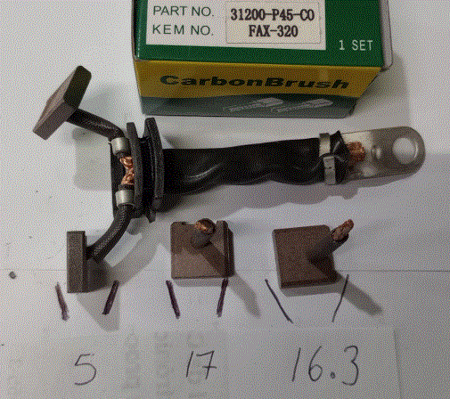 CARBON DE ARRANCADOR / HON..ACCORD.PRELU.CIVIC
