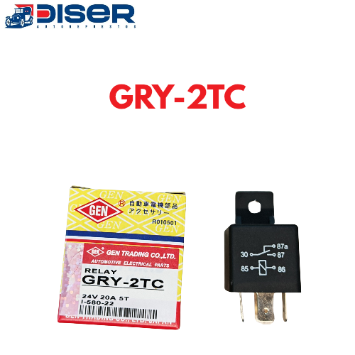 RELAY 5 PATAS 24V. 87a