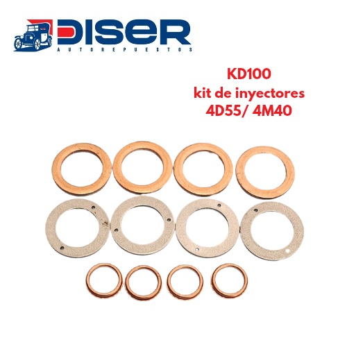 KIT DE INYECTOR DIESEL 4 CIL. / MIT. MON 4D55/6. 4M40. GRACE
