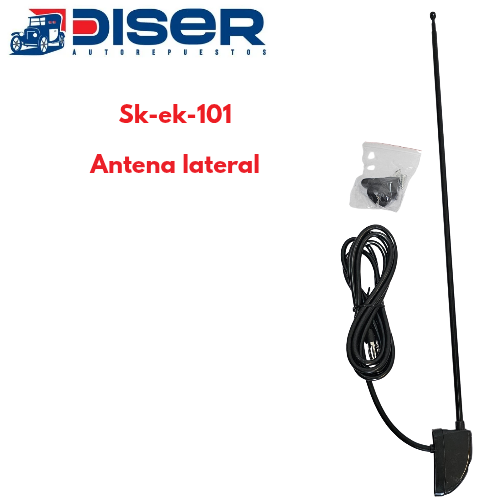 ANTENA LATERAL (PARAL) NEGRA