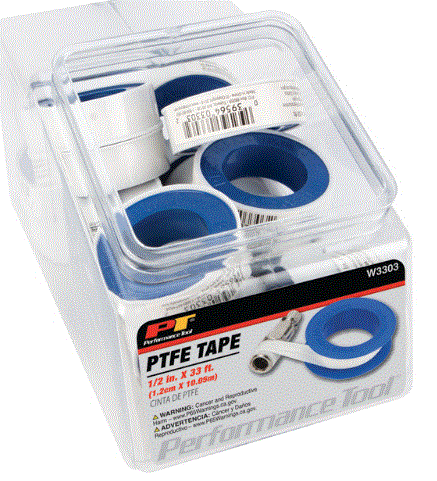 TEFLON EN ROLLO 1/2 X 33 PIES