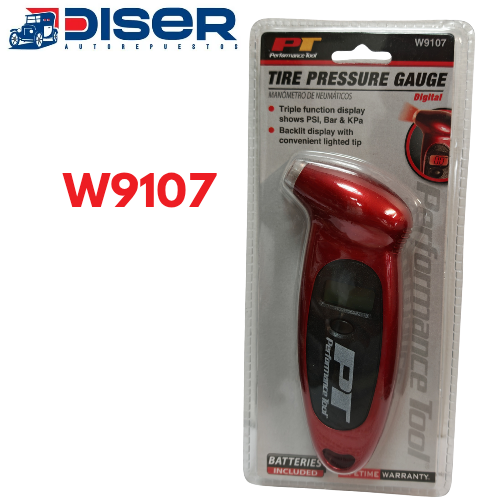 MEDIDOR DE PRESION LLANTAS DIGITAL / 1 - 150 PSI