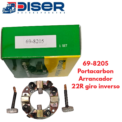 PORTACARBON DE ARRANCADOR C/CARB / TOY. HILUX 22R (G. INVER) 