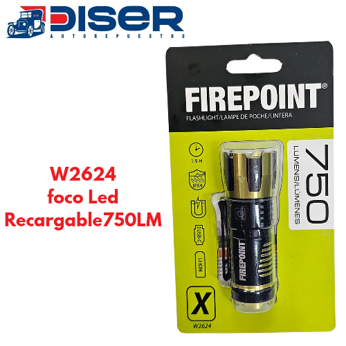 FOCO DE MANO LED (RECARGABLE) / 750 LM