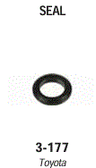 O-RING DE INYECTOR SOPORTE / TOY. HIACE. 4RUNN 1/2RZ