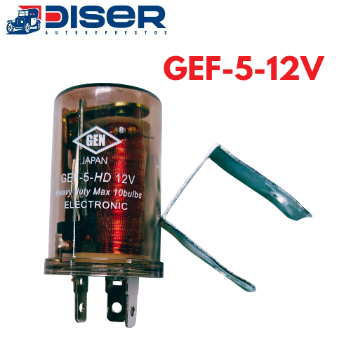 FLASHER ELECTRONICO 12V - 3P. /