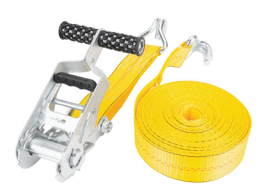 LINGA DE AJUSTE CON RACHET (BANDA) / 2" X 27 PIES / 3300 LBS.
