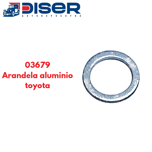 ARANDELA DE  ALUMINIO / DENSO. ZEXEL. TOY.