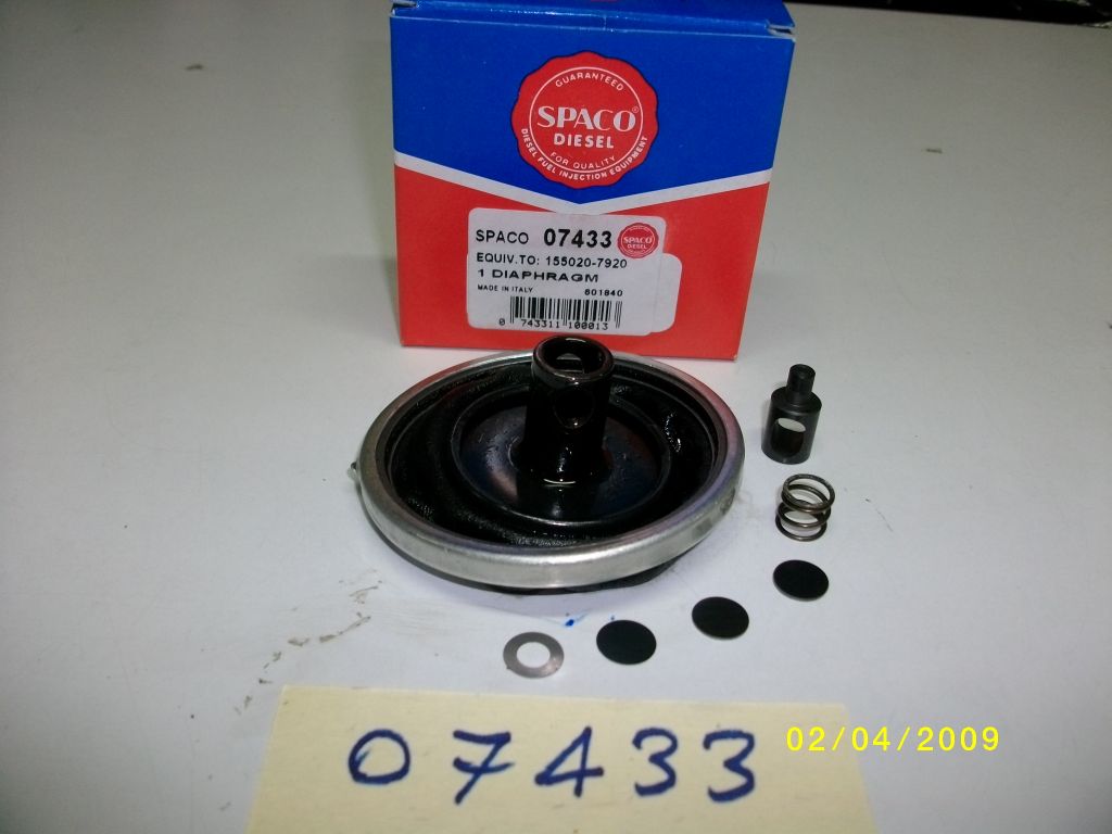 DIAFRAGMA BOMBA INYECCION C/RESORTE / NISSAN, ISUZU