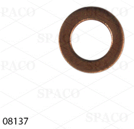 ARANDELA BASE INYECTOR COBRE / HYU.GRACE. MIT.