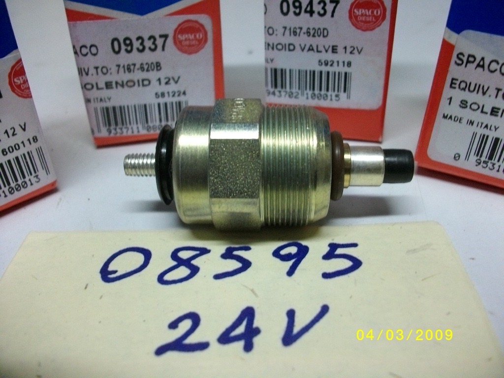 SOLENOIDE DE APAGUE 24V. (VALVULA) / BOSCH