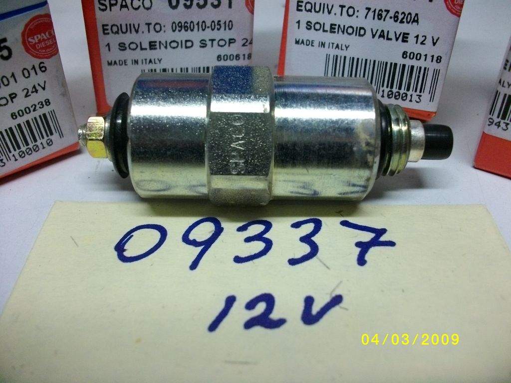 SOLENOIDE DE APAGUE 12V. (VALVULA) 14MM / LUCAS, CAV