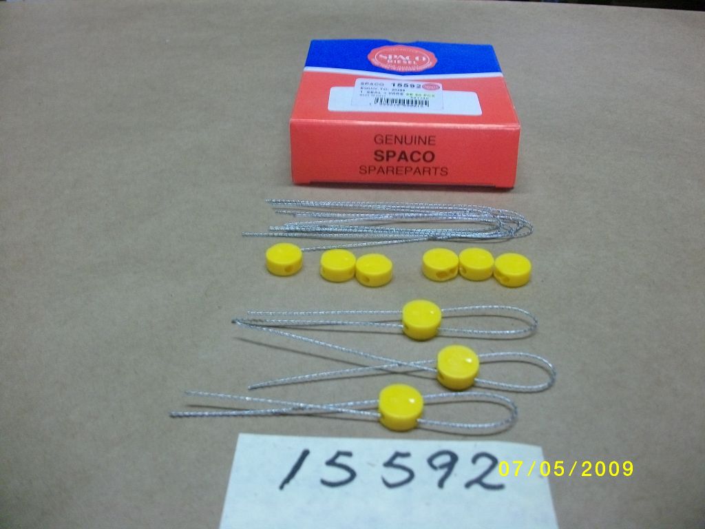 UNION DE SEGURIDAD PLASTICO (50 U) / MARCHAMO