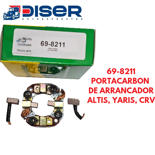 [69-8211] PORTACARBON DE ARRANCADOR C/CARB\t / TOY. ALTIS. YARIS. HON. CRV