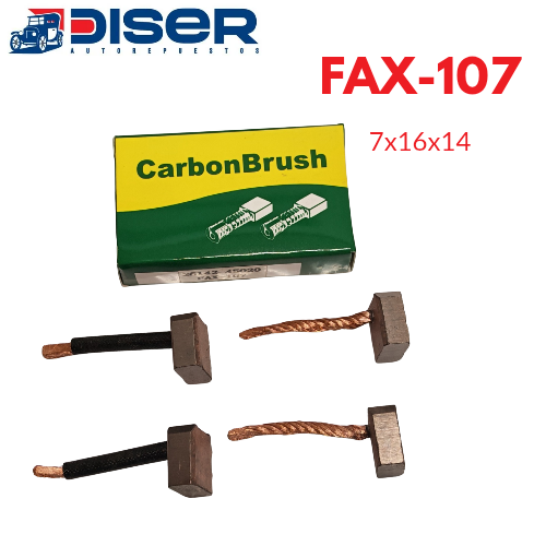 [FAX-107] CARBON DE ARRANCADOR / TOY.CORO.LAND.HONDA.ISUZU