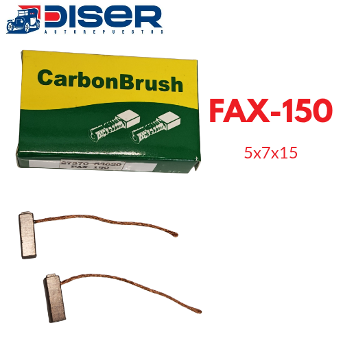 [FAX-150] CARBON DE ALTERNADOR / TOYOTA,HONDA,SUZUKI,ISUZU