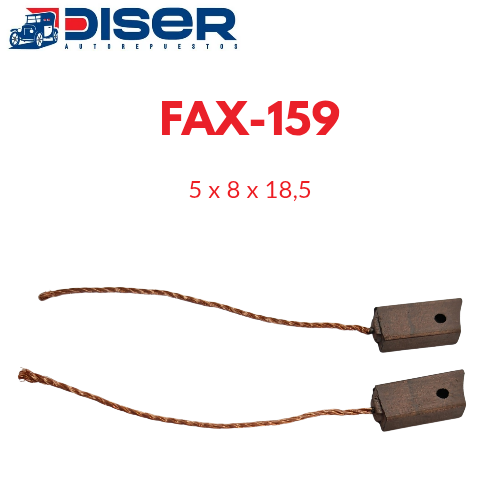 [FAX-159] CARBON DE ALTERNADOR / HYUNDAI EXCEL, MIT.(86-92