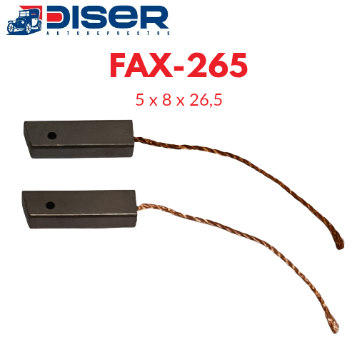 [FAX-265] CARBON DE ALTERNADOR / NISSAN PATH.D21.SENTRA