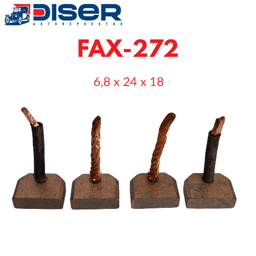 [FAX-272] CARBON DE ARRANCADOR / NISSAN TD27, MAZDA SER. B