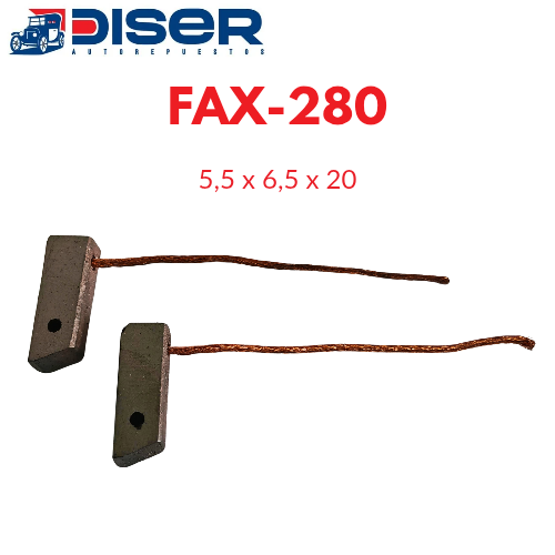 [FAX-280] CARBON DE ALTERNADOR / NIS. 720. MITSU L200.MAZ