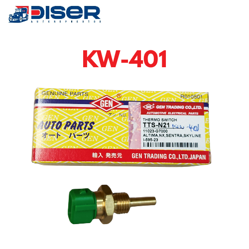 [KW-401-GEN] SENSOR DE TEMPERATURA DE COOLANT / NIS, SENTRA GA16.PUP Z24