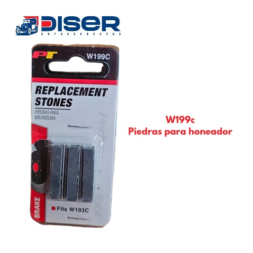 [W199C] PIEDRAS PARA HONEADOR PEQ. 3 PCS