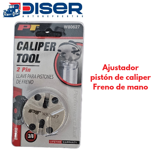 [W80627] AJUSTADOR PISTON CALIPER FRE/MANO / 2 PINES